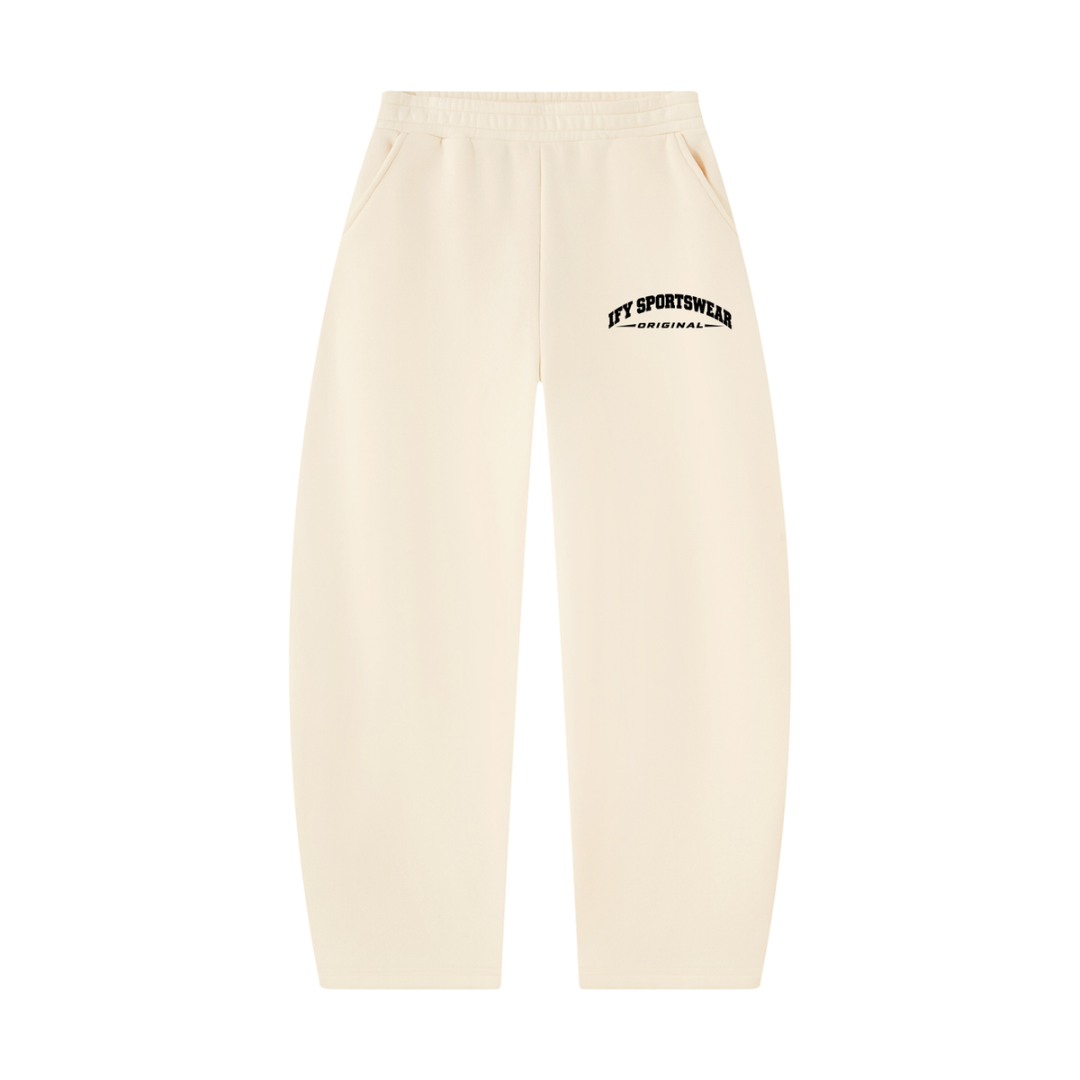 Unisex Barrel-Leg Sweatpants