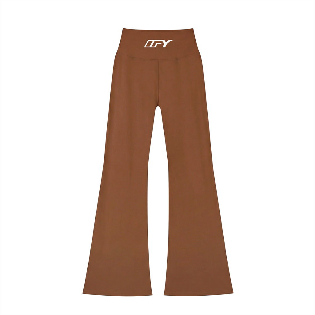 Elevate Your Style with Women's High-Waisted Flare Leggings