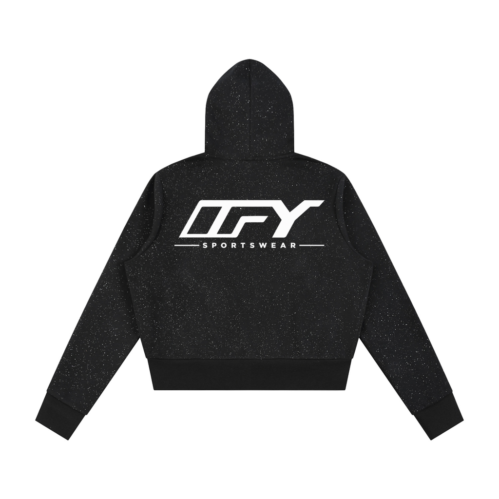 Women's Sparkles Fleece Full Zip Hoodie