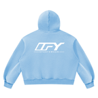 Unisex Vintage Wash Boxy Fleece Hoodie