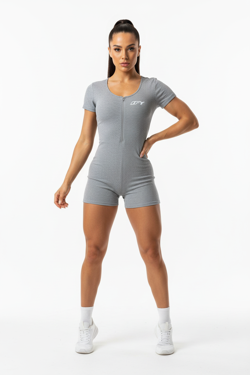 Women's Dual-Function Cape Tie-Waist Romper