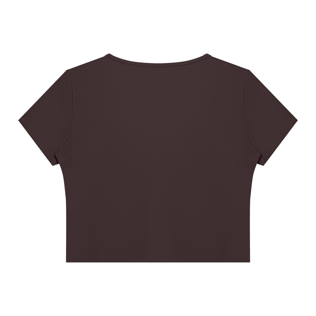Square-Neck Yoga T-Shirt