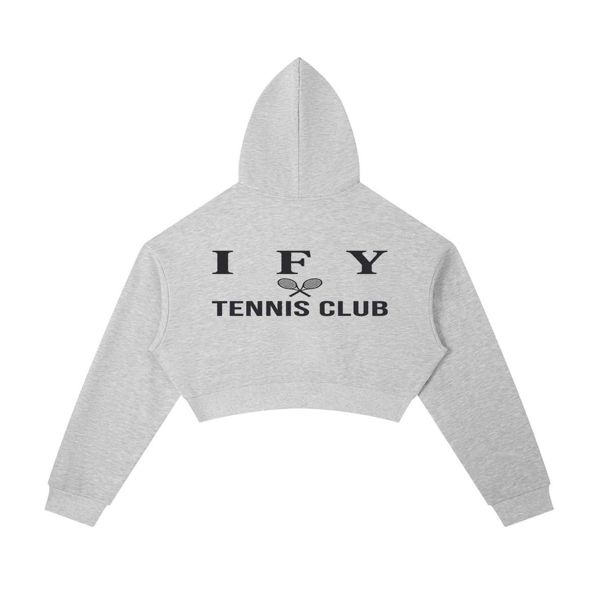 Cropped Zip-Up Hoodie