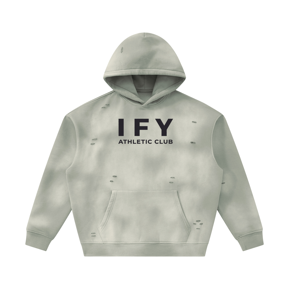 Frayed Fleece Hoodie