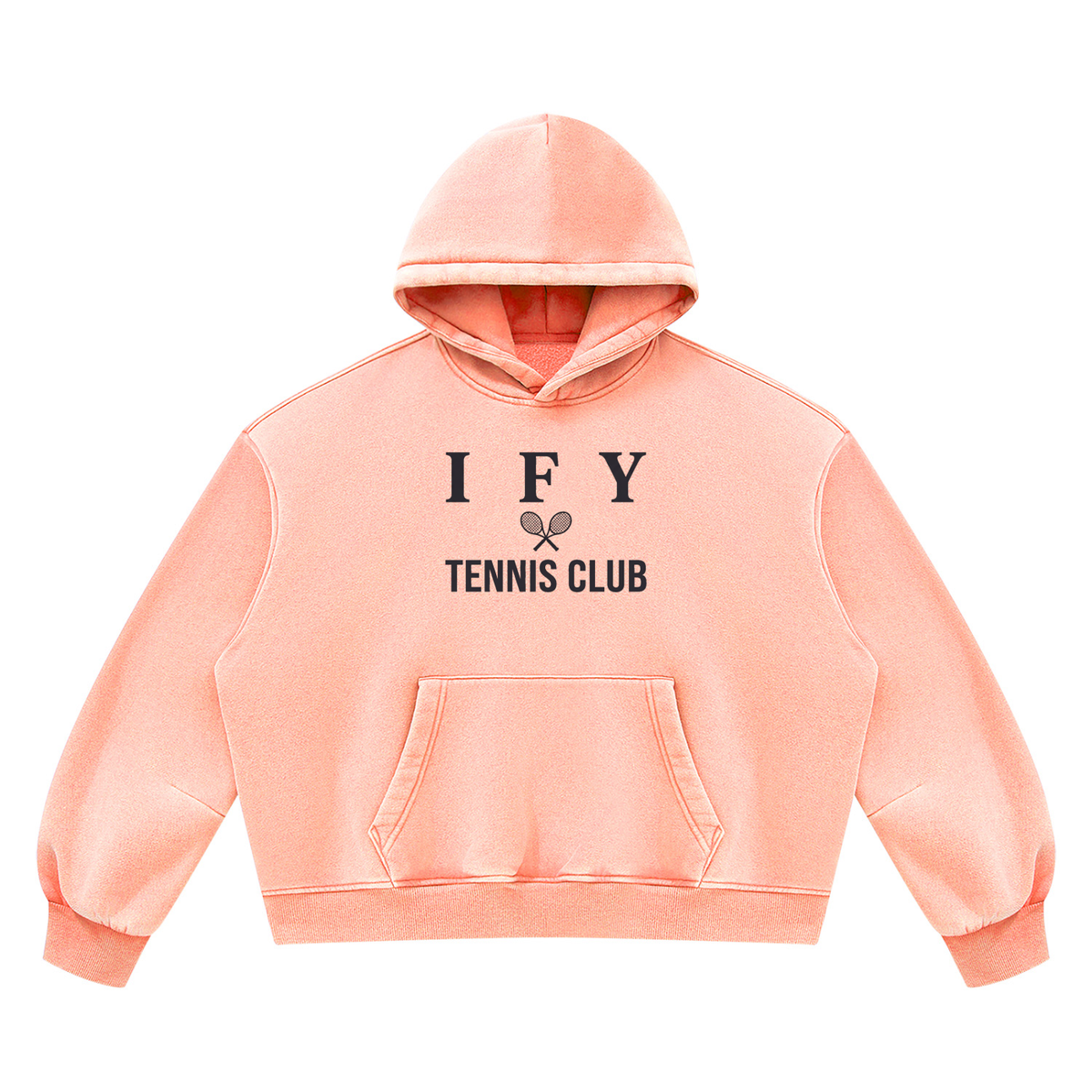 Vintage Wash Boxy Fleece Hoodie