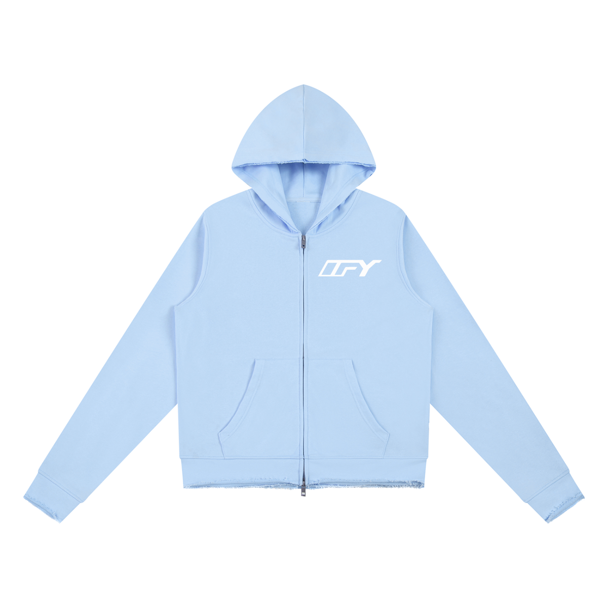 Women’s Raw Edge Full Zip Hoodie