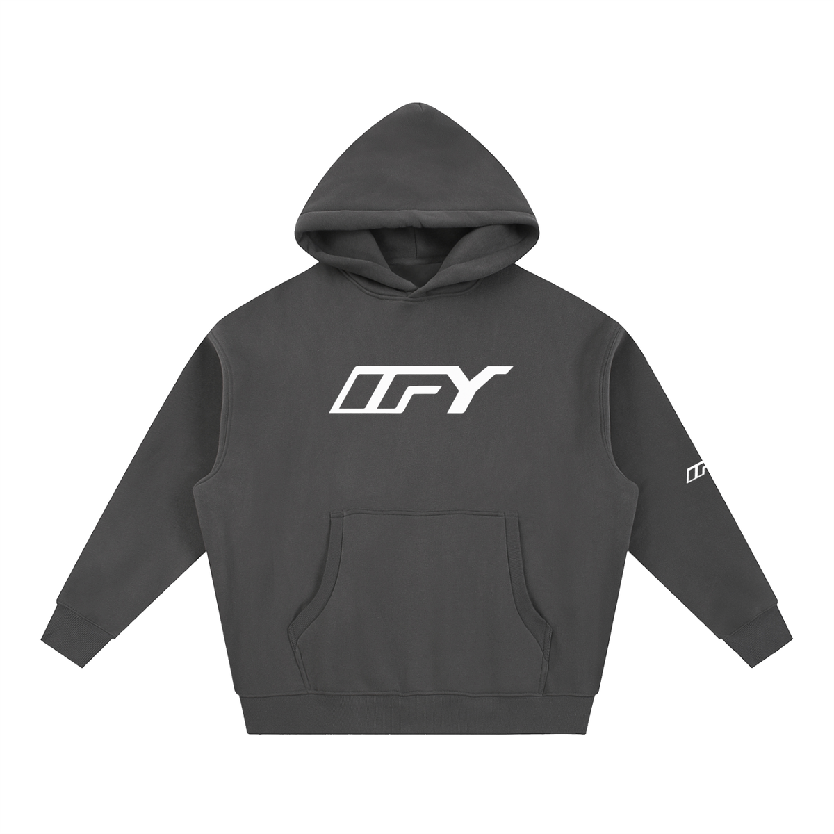 Essential Oversized Boxy Fit Fleece Hoodie