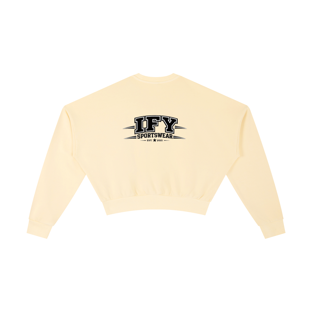 Vintage Washed Cropped Sweatshirt - Effortless Style for Any Occasion