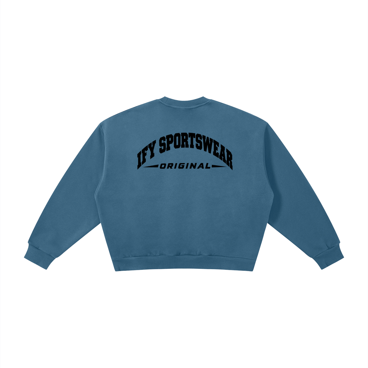 Boxy Fleece Crew-Neck Sweatshirt