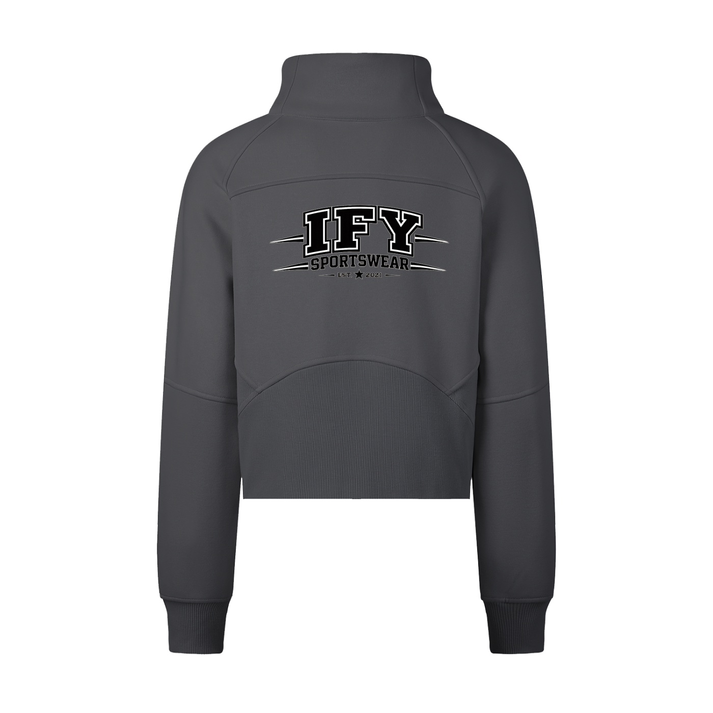 Cropped Half-Zip Sweatshirt – Your Go-To for Comfort and Style