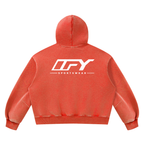 Unisex Vintage Wash Boxy Fleece Hoodie