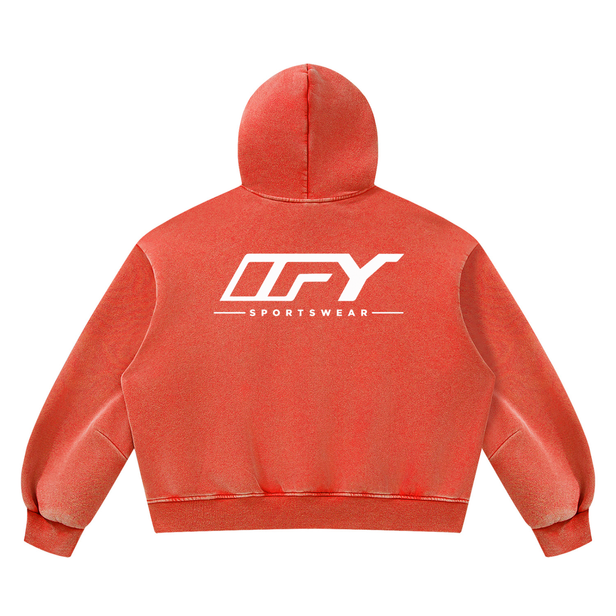 Unisex Vintage Wash Boxy Fleece Hoodie