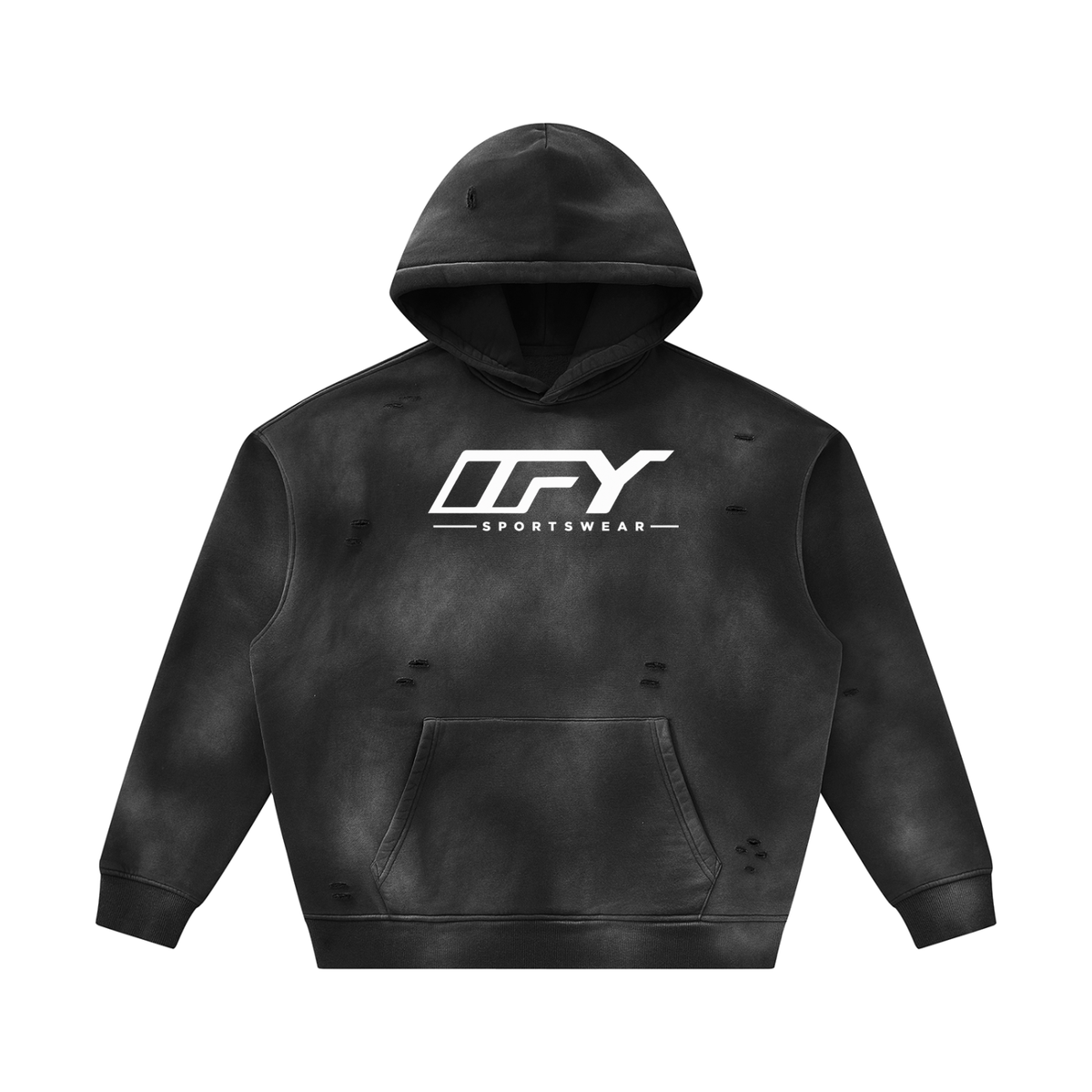 Unisex Frayed Fleece Hoodie: Your Go-To for Comfort and Style