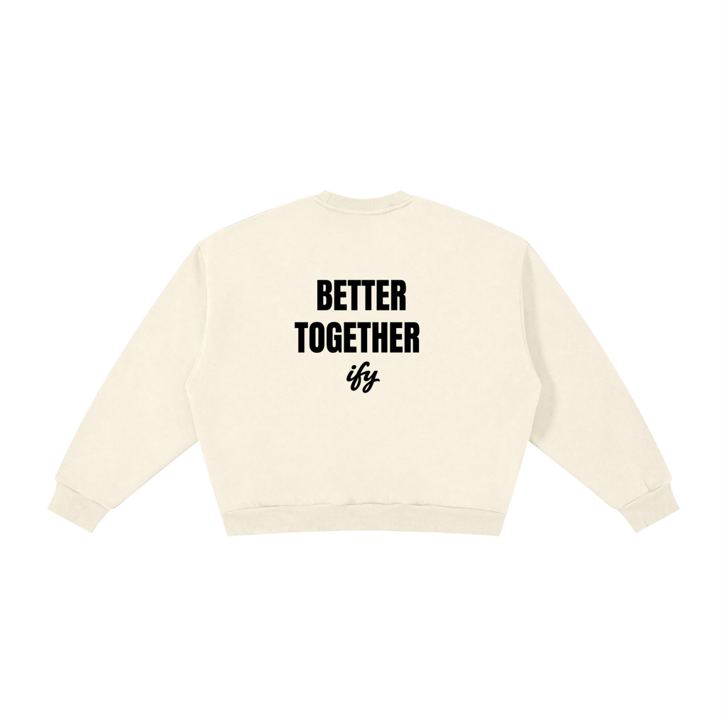 Boxy Fleece Crewneck Sweatshirt