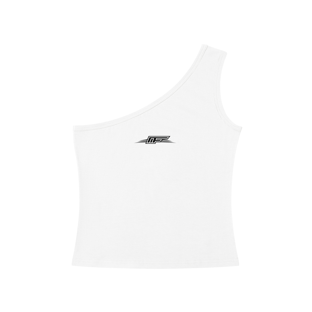 Women's One-Shoulder Crop Tank Top