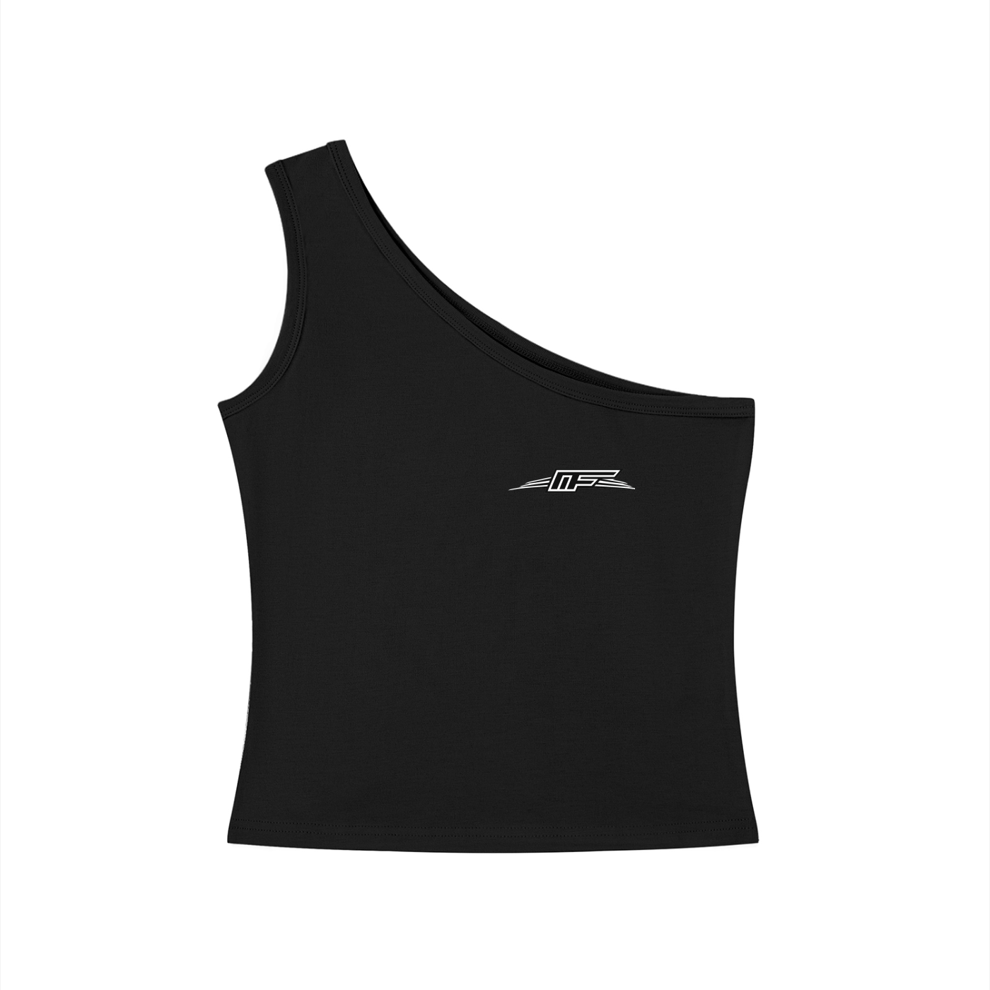 Women's One-Shoulder Crop Tank Top
