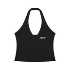 Women’s Ruched Halter Yoga Tank Top