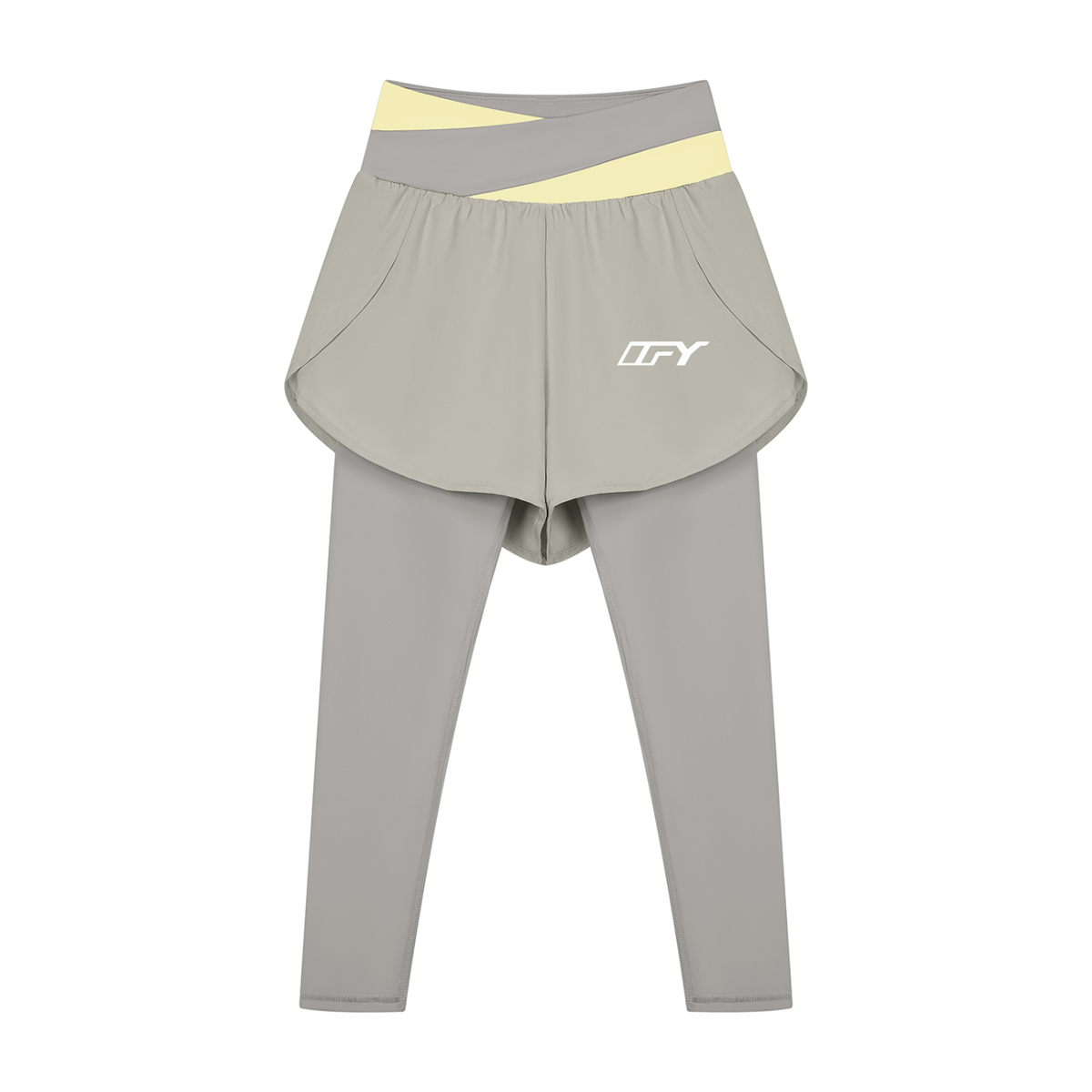 Women's Paneled High Waisted Yoga Leggings
