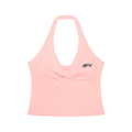 Women’s Ruched Halter Yoga Tank Top