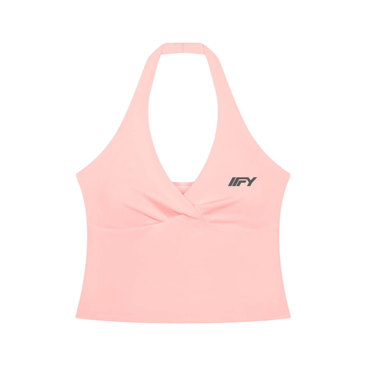 Women’s Ruched Halter Yoga Tank Top