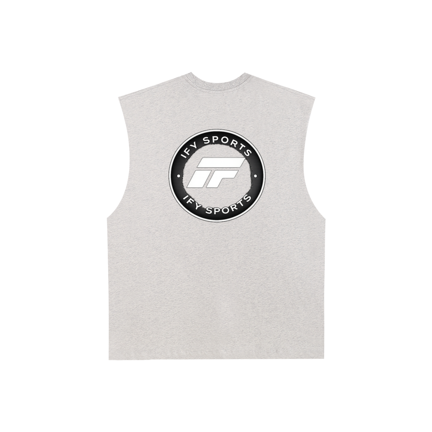 Raw Edge Cotton Tank Top