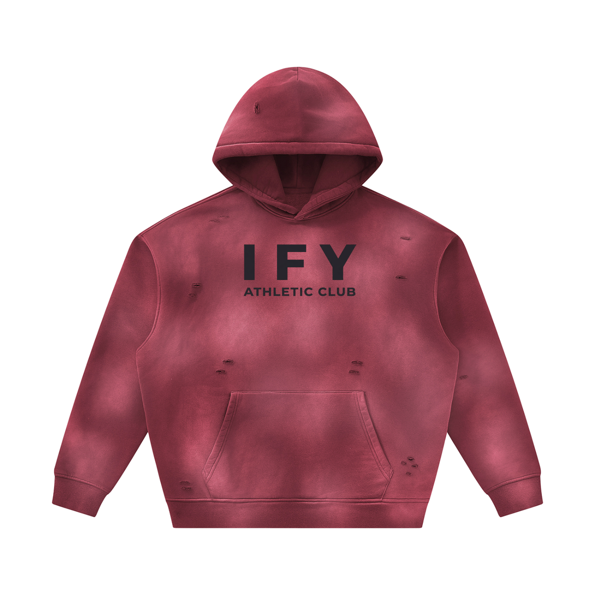 Frayed Fleece Hoodie