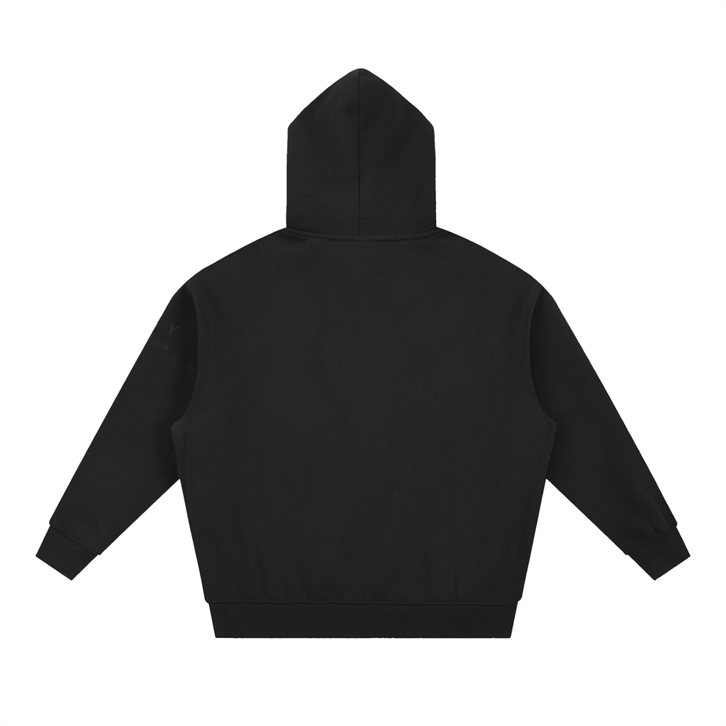 Oversized Boxy-Fit Fleece Hoodie