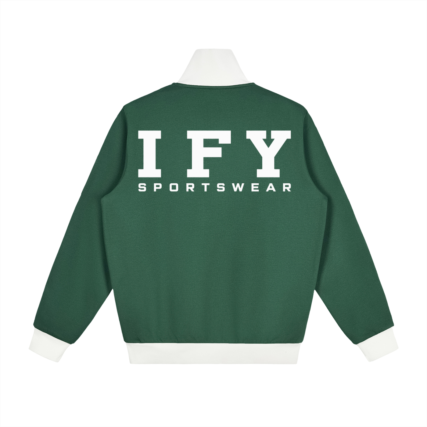 Contrast Side Stripe Fleece Track Jacket