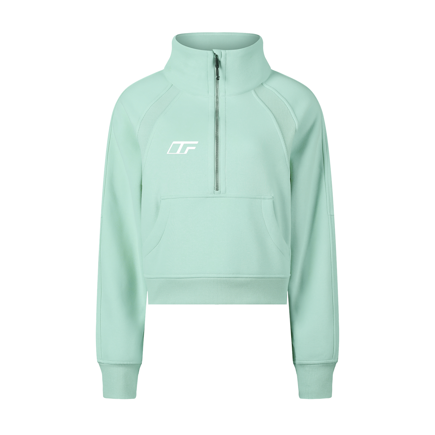Cropped Half-Zip Sweatshirt – Your Go-To for Comfort and Style
