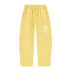Unisex Vintage Wash Barrel Leg Fleece Sweatpants