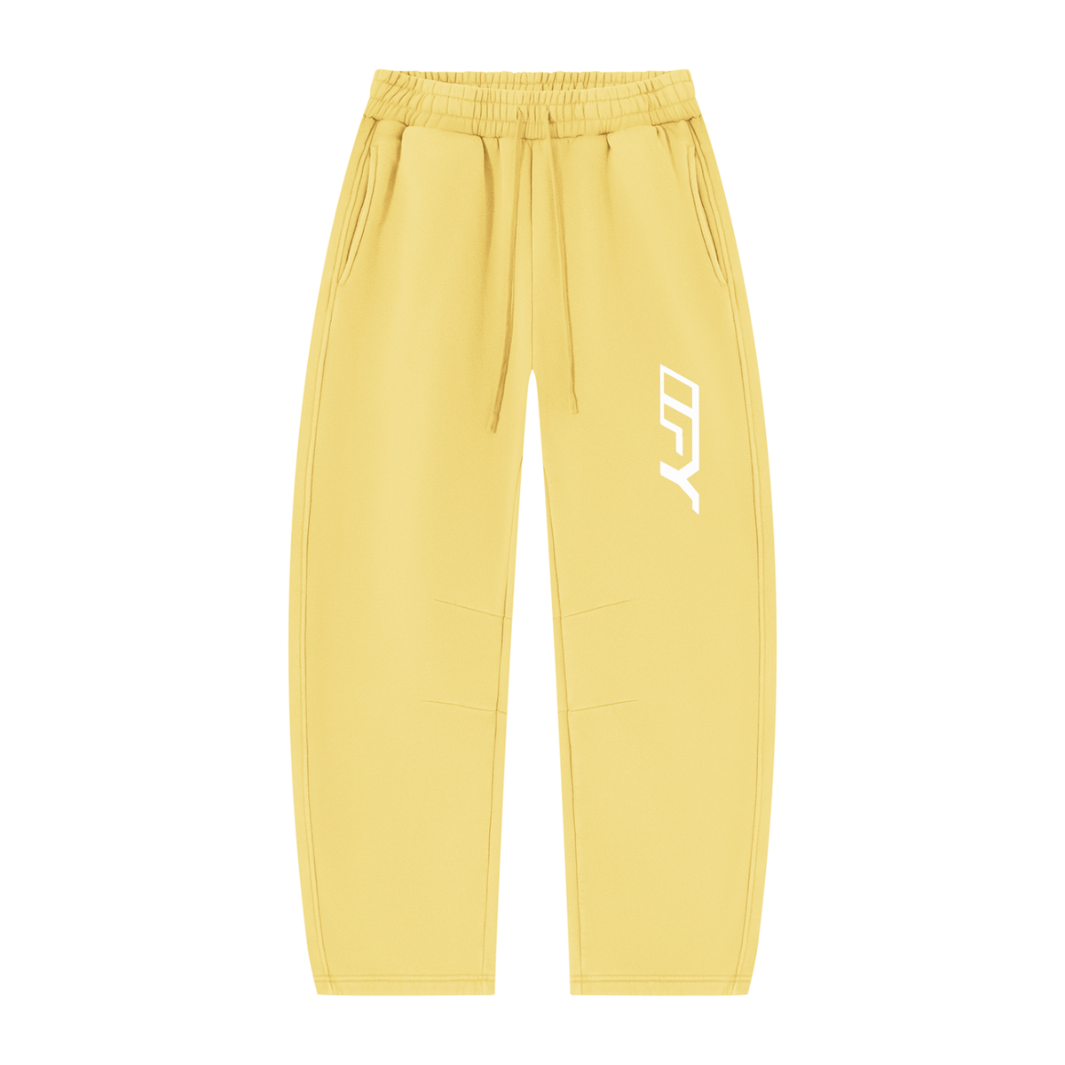 Unisex Vintage Wash Barrel Leg Fleece Sweatpants