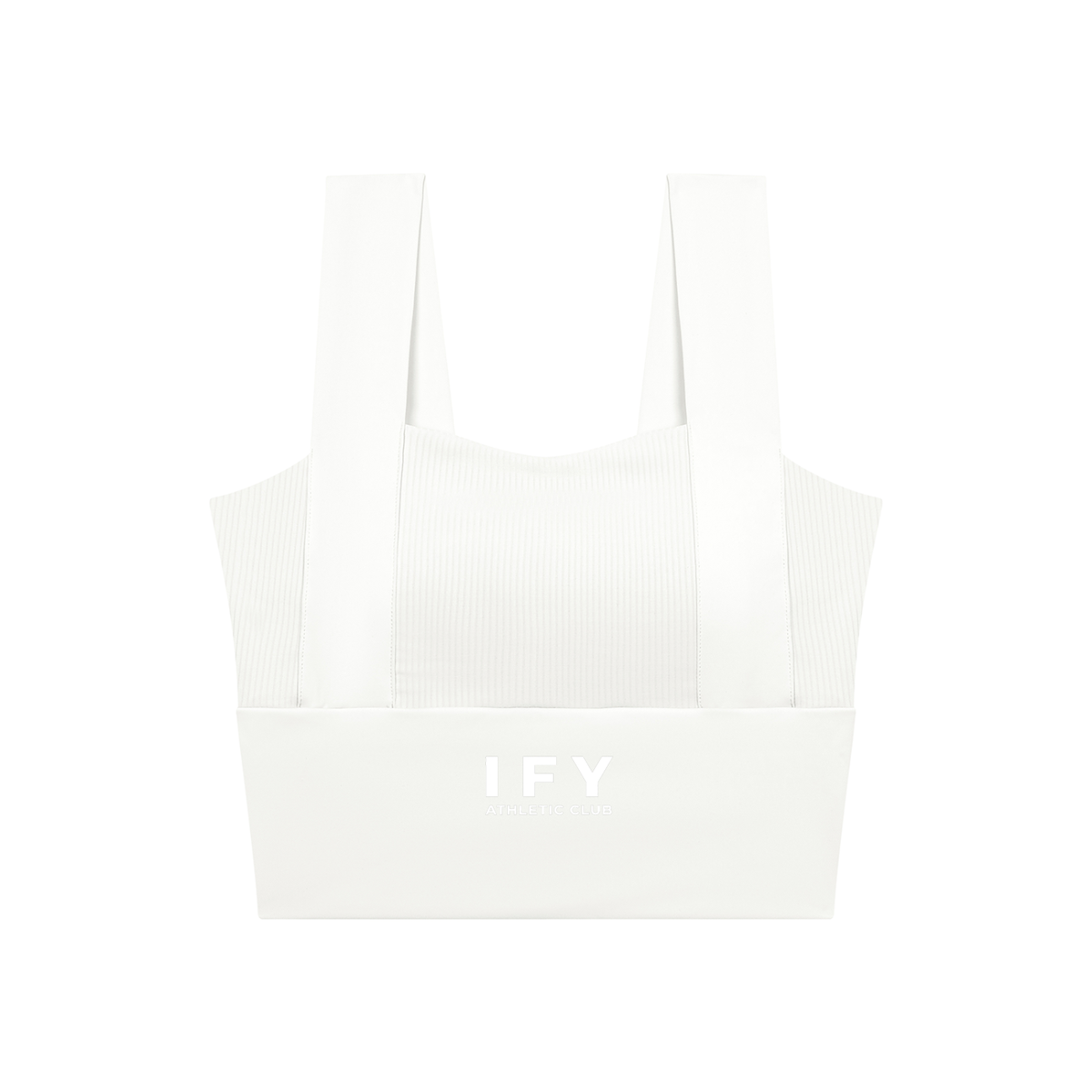 Square-Neck Yoga Crop Tank