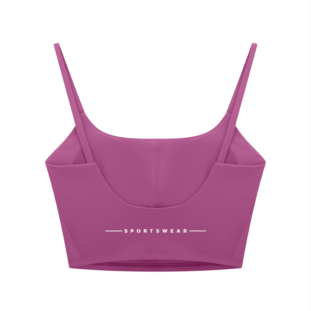 Women's Solid Color Sports Bra
