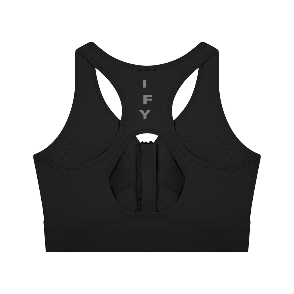 Women’s Cropped Zip Yoga Sports Bra