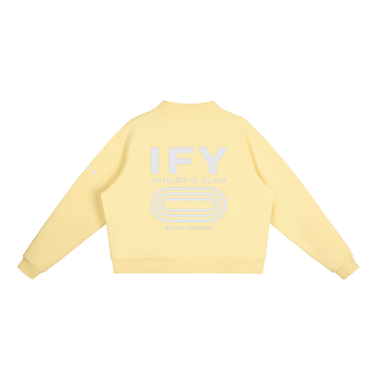 Mock-Neck Crew Sweatshirt