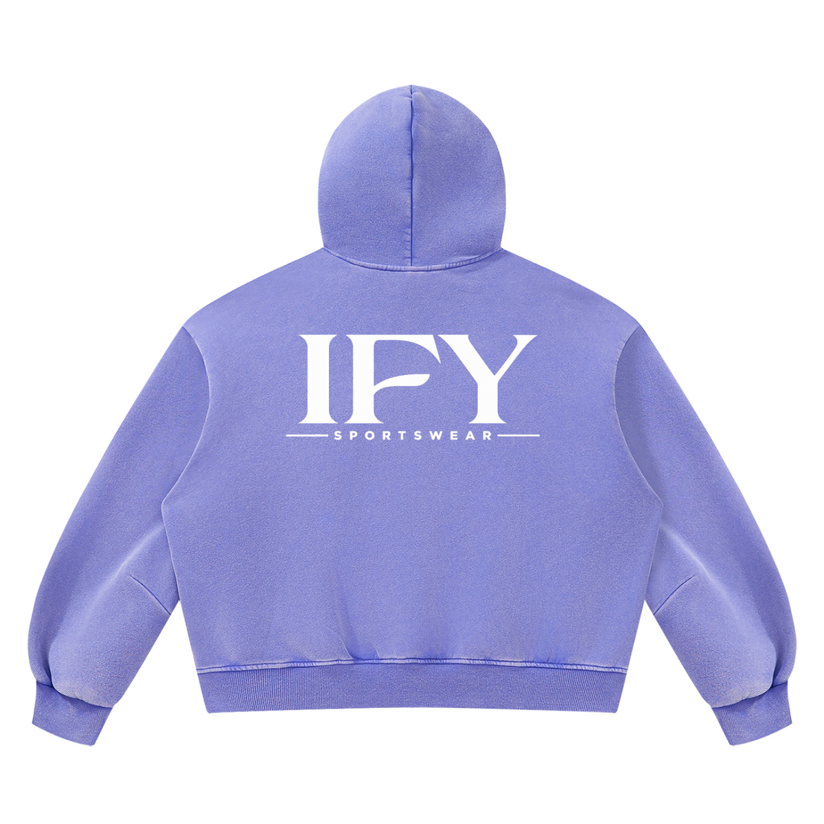 Unisex Vintage Wash Boxy Fleece Hoodie