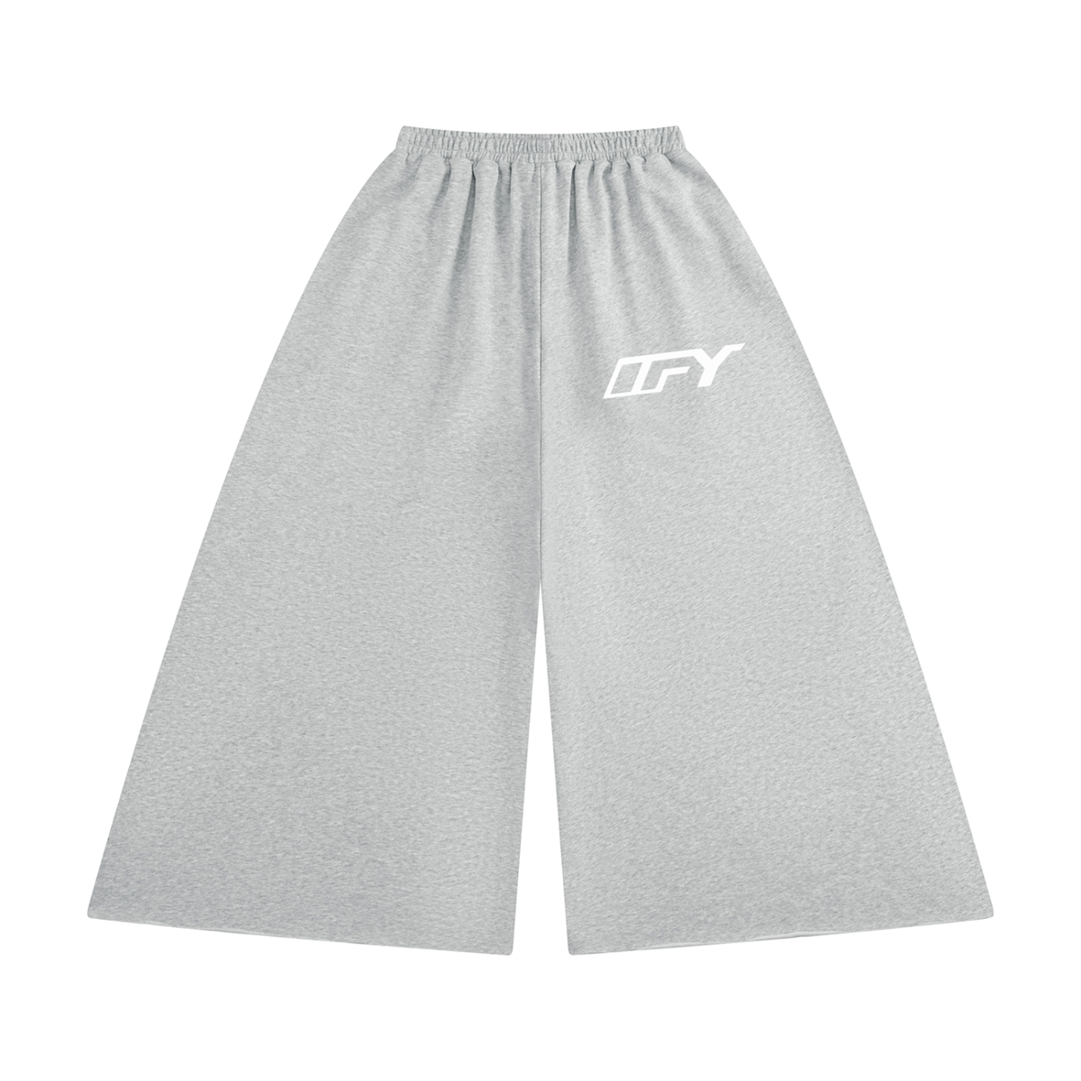 Women's Raw Edge Wide Leg Sweatpants