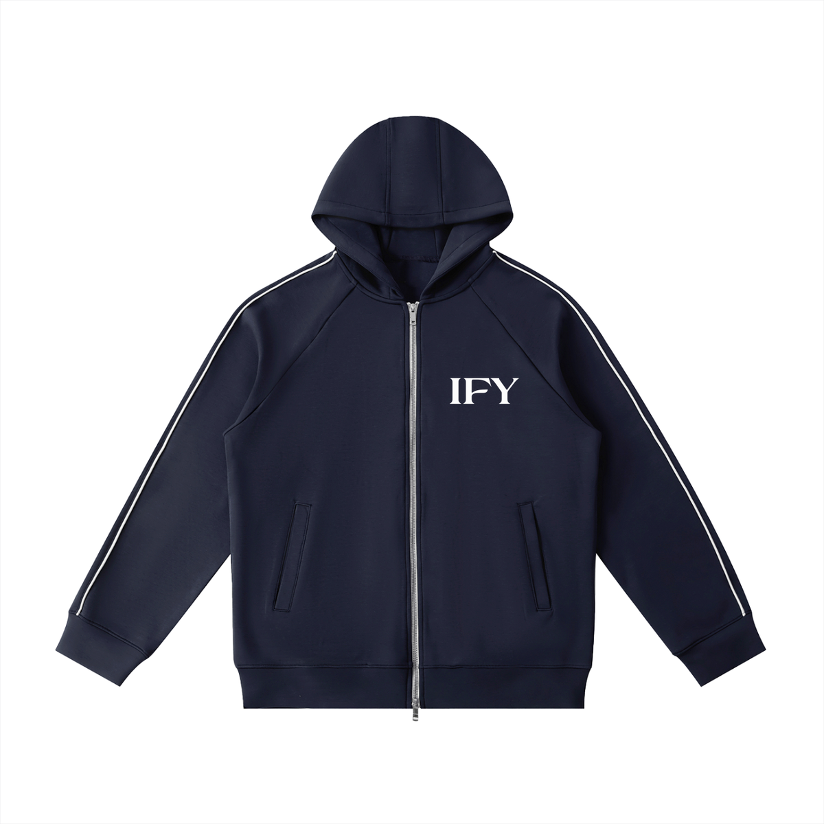Heavyweight Raglan Sleeve Zip Hoodie