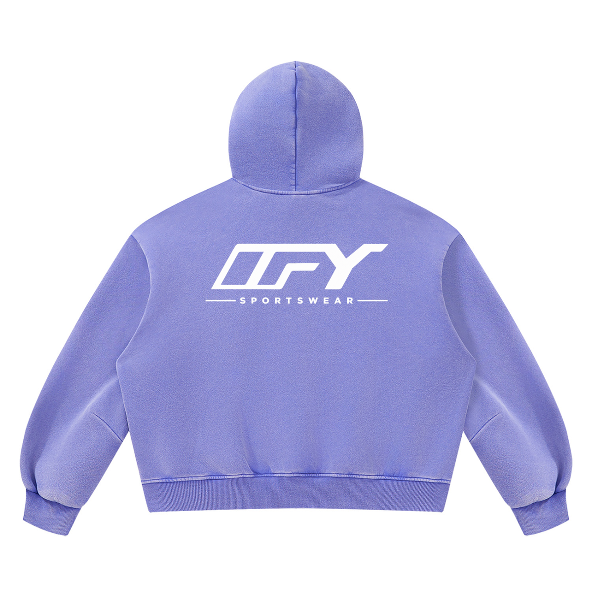 Unisex Vintage Wash Boxy Fleece Hoodie