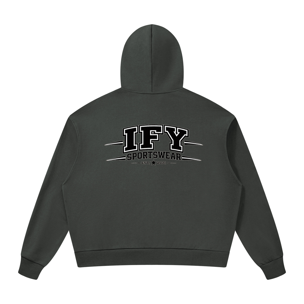 Unisex Drop Shoulder Full Zip Hoodie - Comfort Meets Style for Every Occasion