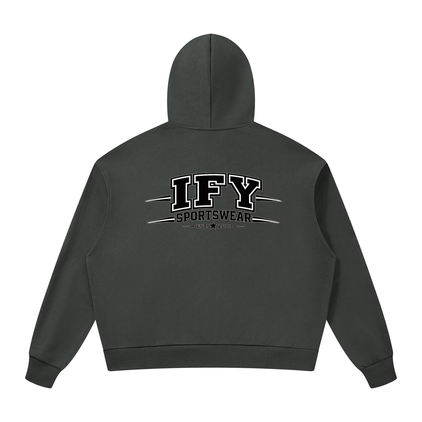 Unisex Drop Shoulder Full Zip Hoodie - Comfort Meets Style for Every Occasion