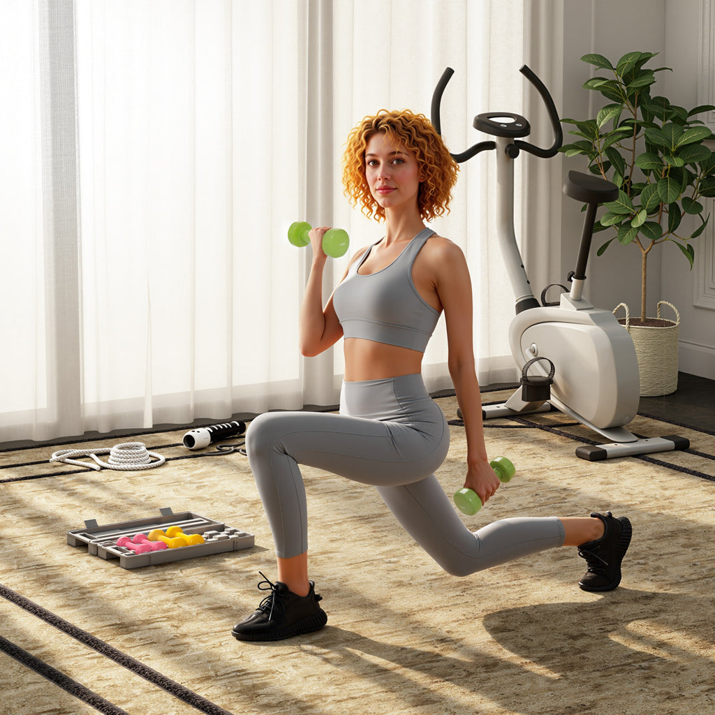6Kg Dumbbell Set, Fitness Weight Set For Men And Women, Home Gym Workout - IFY Sports