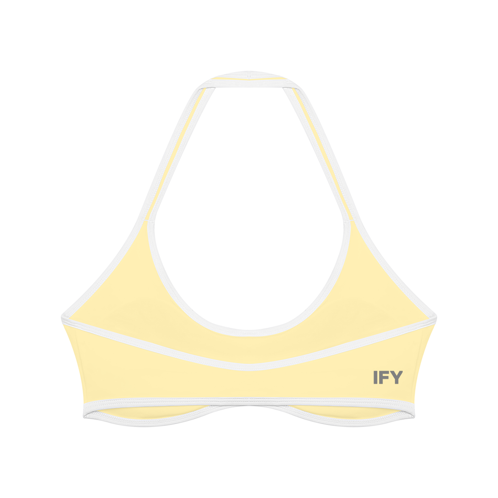 Women's Halter Color Block Yoga Sports Bra