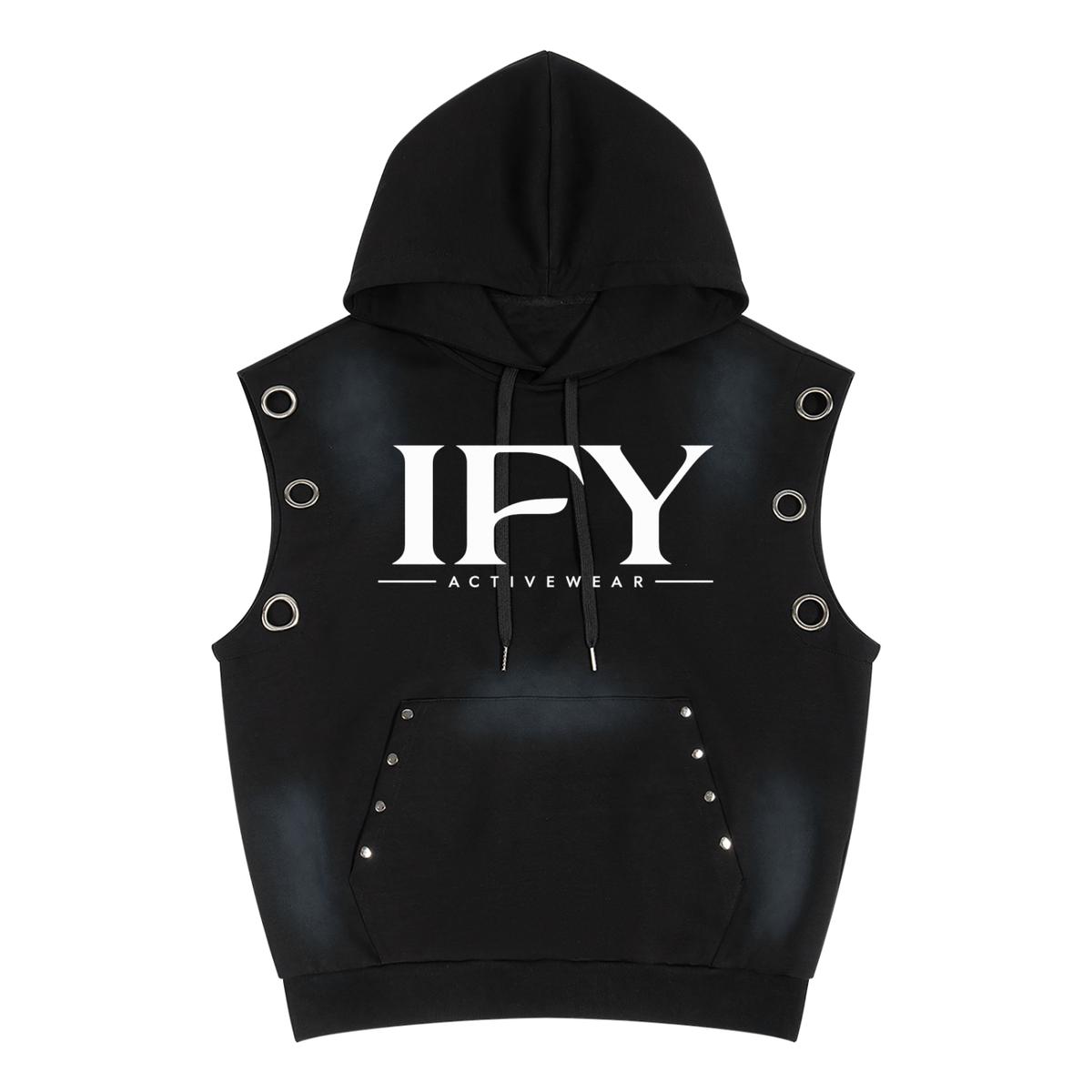 Elevate Your Style with Our Vintage Wash Sleeveless Hoodie