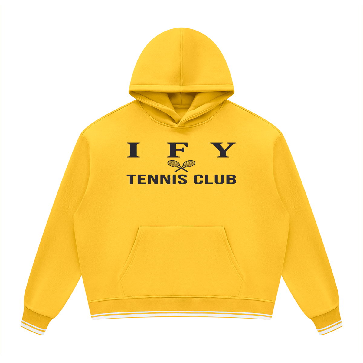 Oversized Colour Block Fleece Hoodie