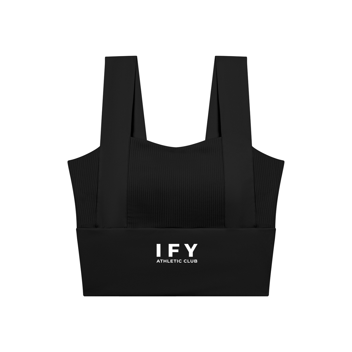 Square-Neck Yoga Crop Tank