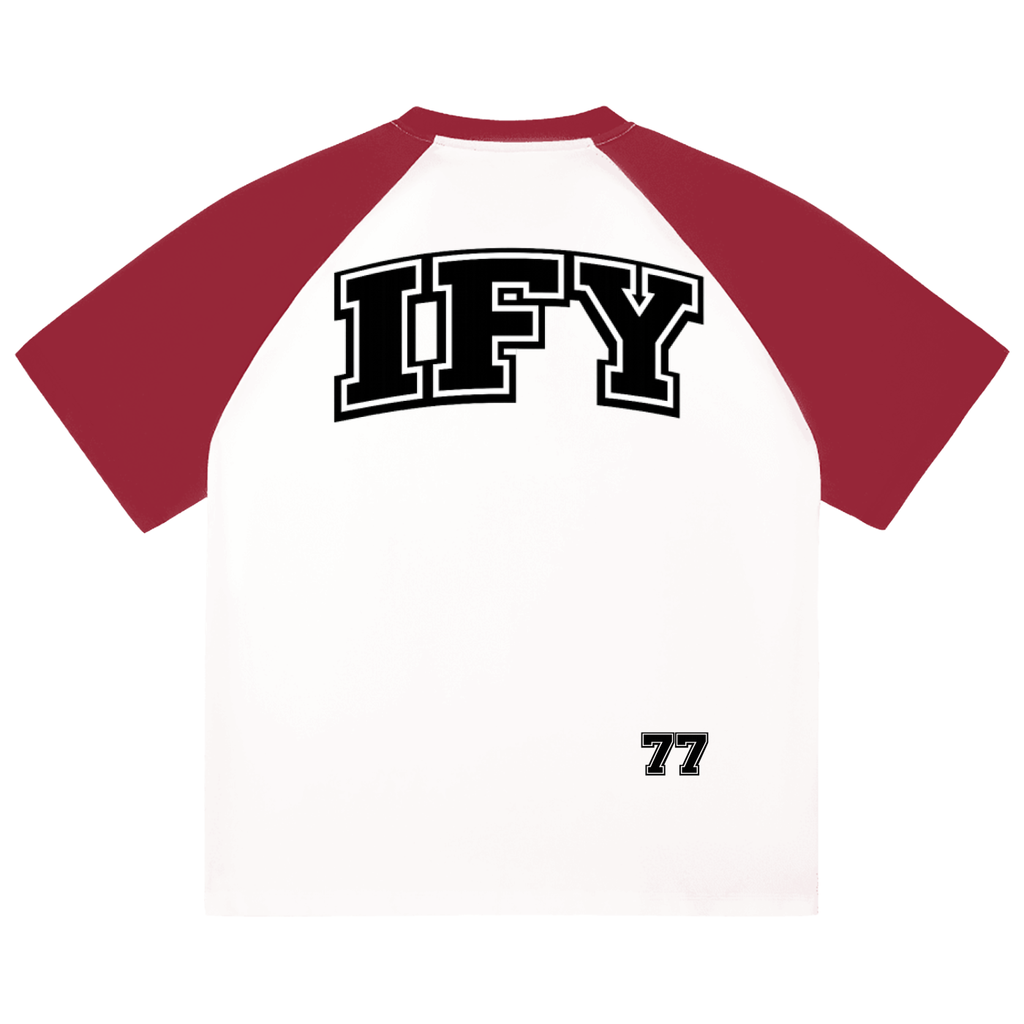 Color-Blocked Raglan Sleeve T-Shirt