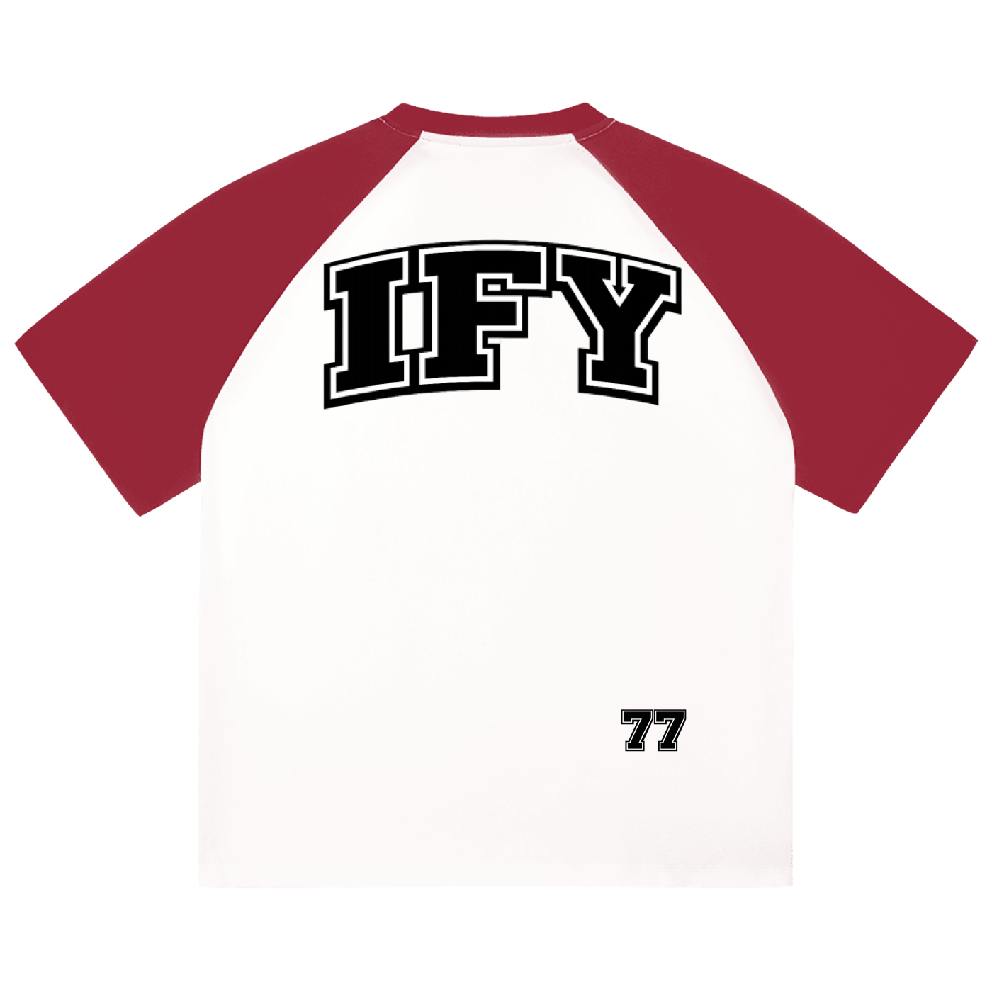 Color-Blocked Raglan Sleeve T-Shirt
