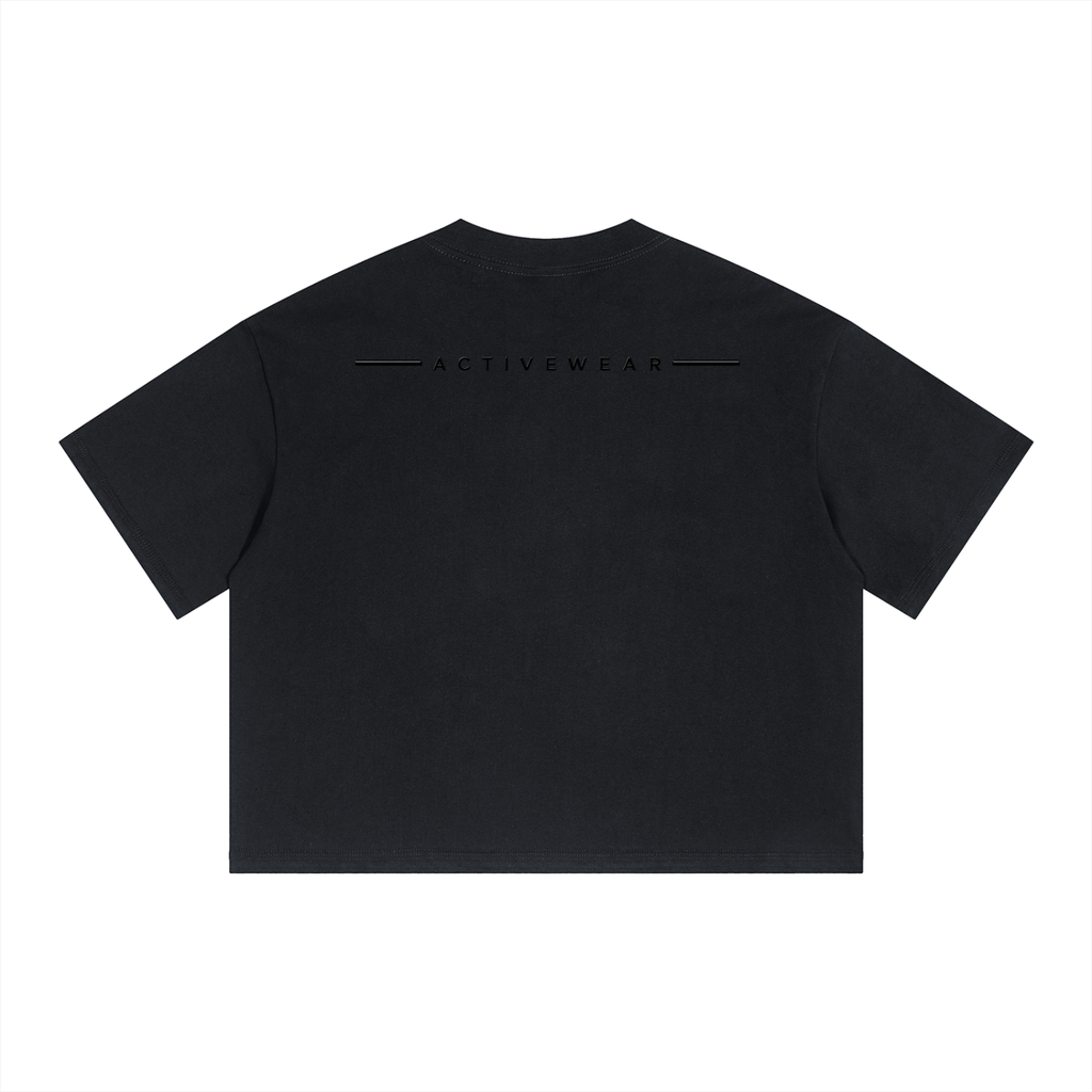 Unisex Boxy Drop Shoulder Crop T-Shirt: Your Go-To for Effortless Style and Comfort