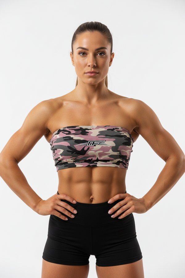 Women’s Camo Cropped Tube Top